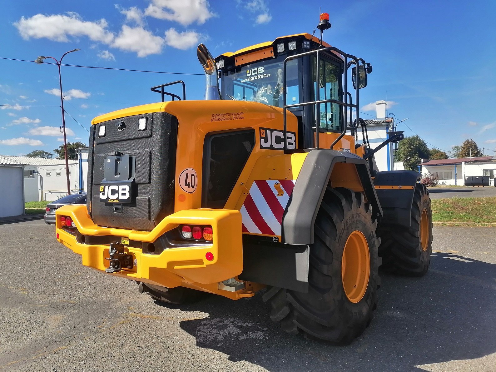 Radlader Türe ait JCB 427 HT Agri, Gebrauchtmaschine içinde Roudnice nad Labem (resim 3)