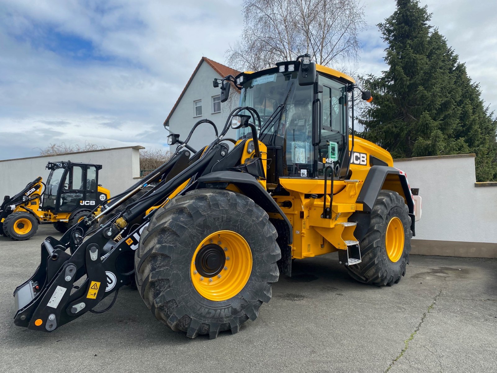 Radlader des Typs JCB 427 HT Agri, Gebrauchtmaschine in Döllstädt (Bild 1)