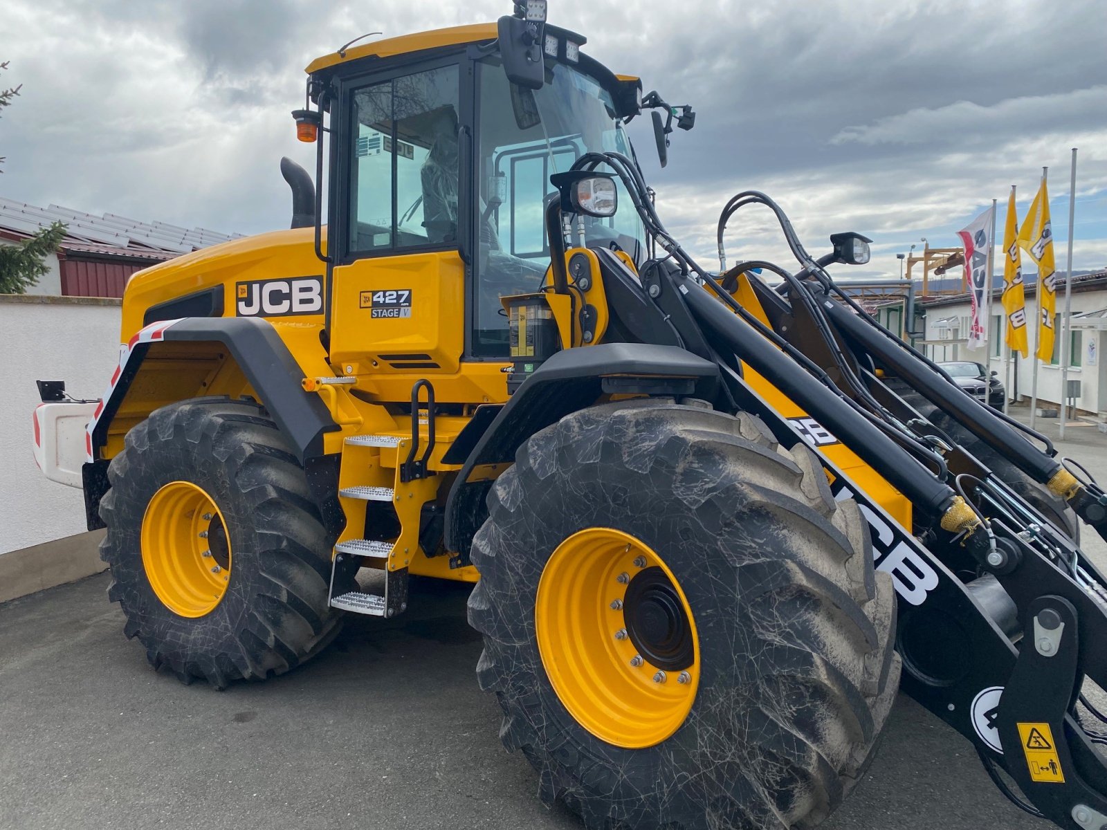 Radlader za tip JCB 427 HT Agri, Gebrauchtmaschine u Döllstädt (Slika 3)