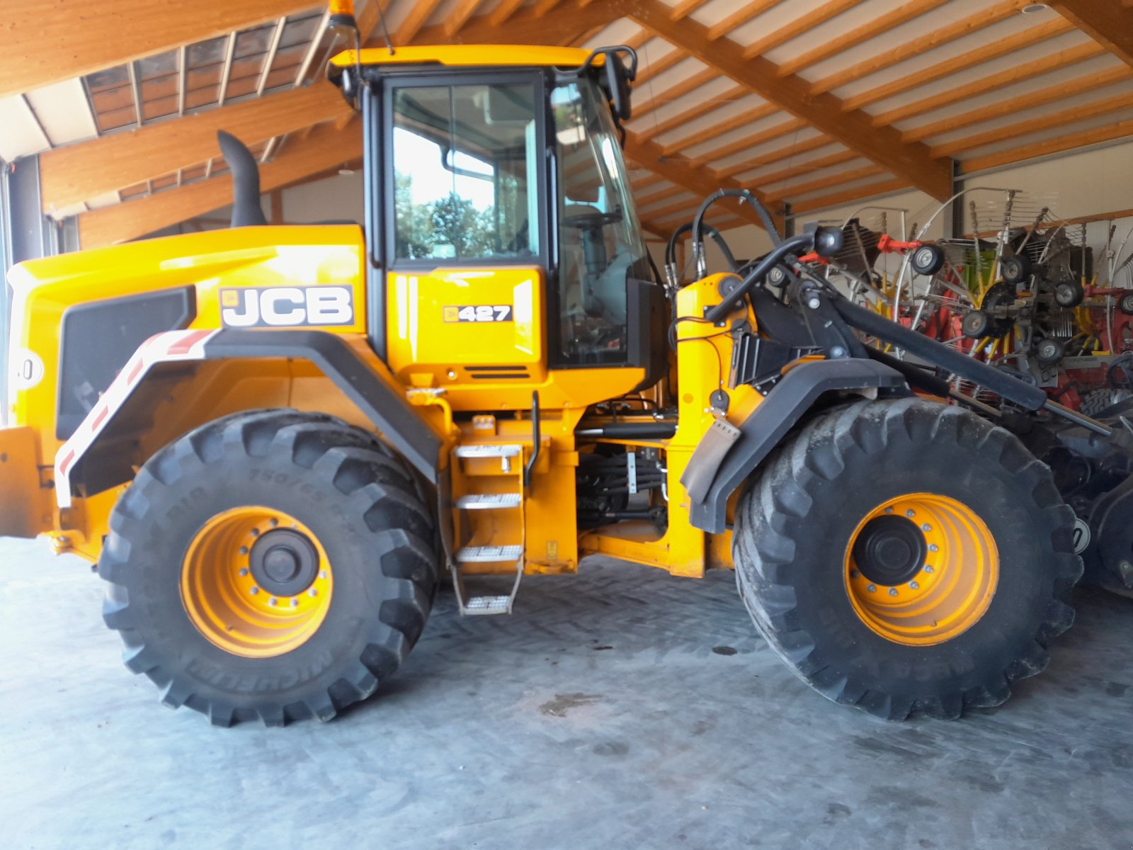 Radlader typu JCB 427 HT Agri, Gebrauchtmaschine w Waldmünchen (Zdjęcie 2)