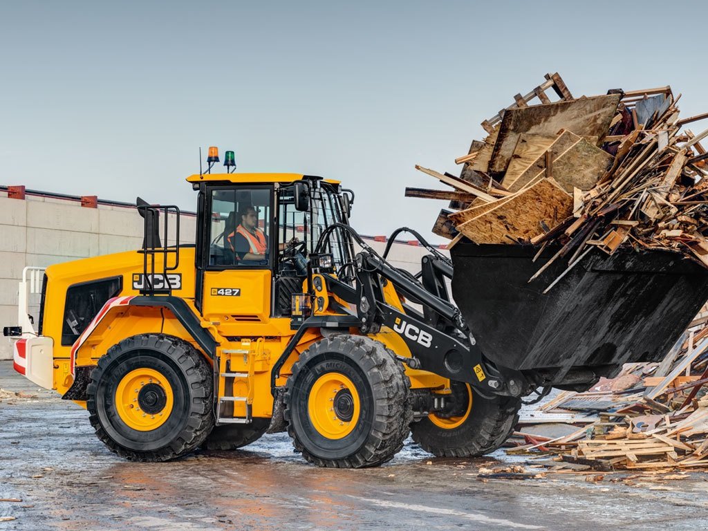 Radlader del tipo JCB 427, Gebrauchtmaschine In Horsens (Immagine 5)