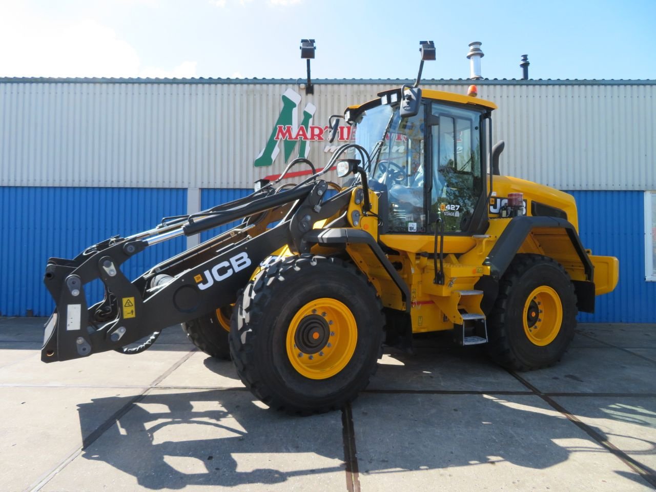 Radlader des Typs JCB 427, Gebrauchtmaschine in Joure (Bild 4)