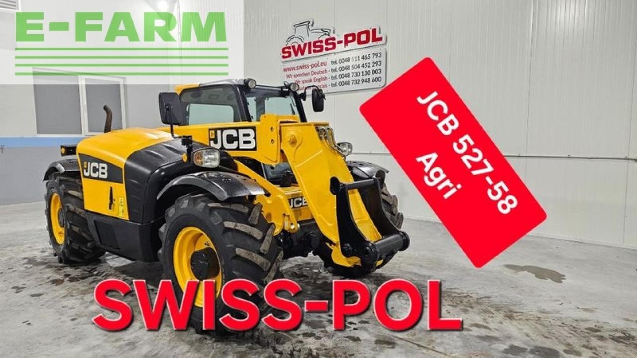 Radlader typu JCB 527-58 agri, Gebrauchtmaschine w MORDY (Zdjęcie 1)