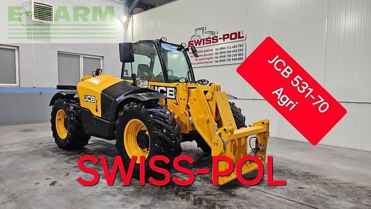 Radlader typu JCB 531-70 agri, Gebrauchtmaschine w MORDY (Zdjęcie 1)