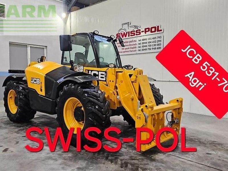 Radlader typu JCB 531-70 agri, Gebrauchtmaschine w MORDY