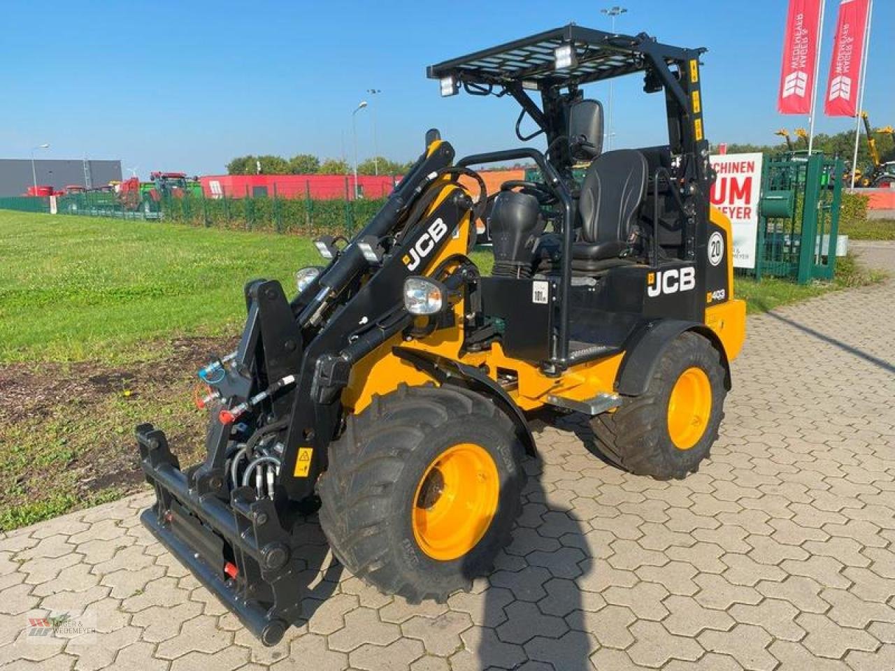 Radlader Türe ait JCB JCB 403 AGRI HOFLADER 0,0% FINA, Neumaschine içinde Oyten (resim 1)