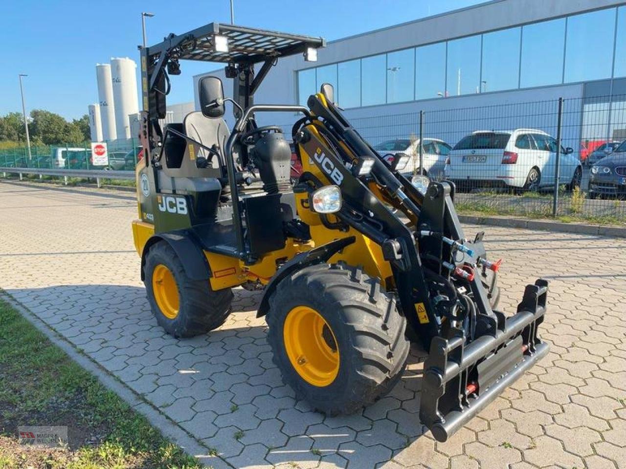 Radlader van het type JCB JCB 403 AGRI HOFLADER 0,0% FINA, Neumaschine in Oyten (Foto 3)