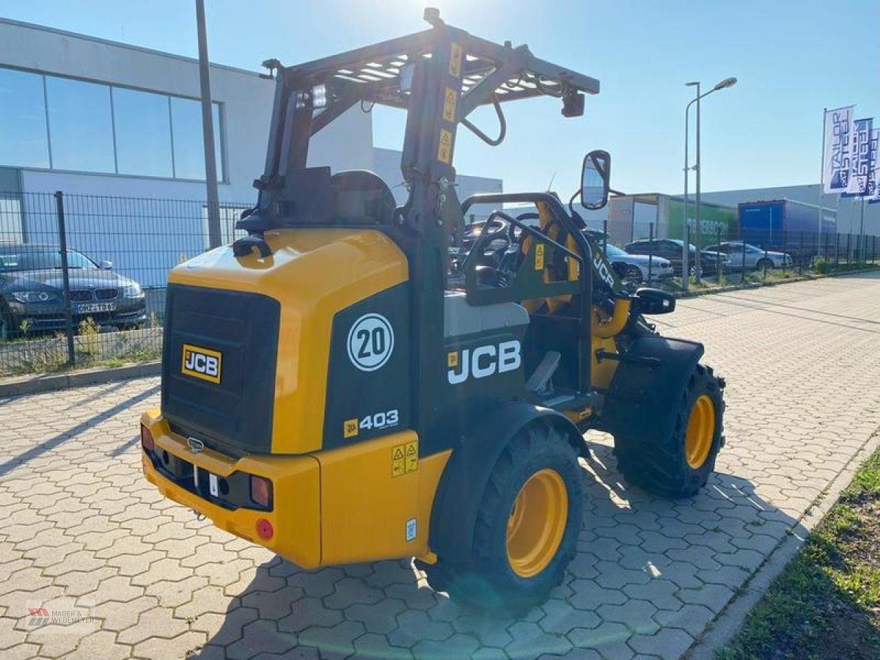 Radlader Türe ait JCB JCB 403 AGRI HOFLADER 0,0% FINA, Neumaschine içinde Oyten (resim 4)