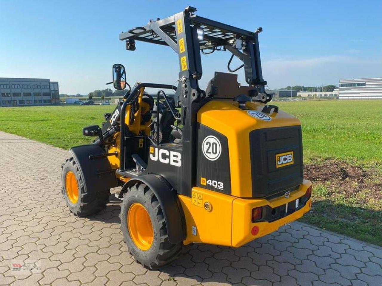 Radlader van het type JCB JCB 403 AGRI HOFLADER 0,0% FINA, Neumaschine in Oyten (Foto 5)