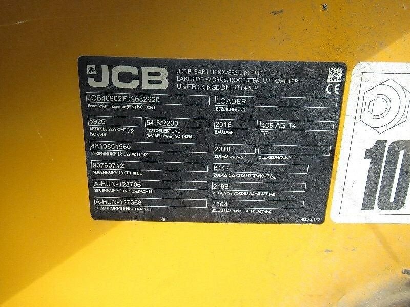 Radlader typu JCB Jcb 409, Gebrauchtmaschine w Altenstadt (Zdjęcie 4)