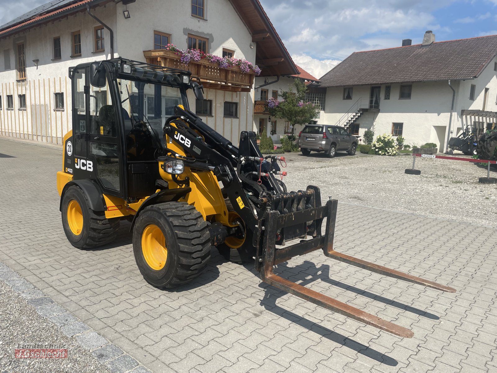 Radlader typu JCB smart power+ Gabel, Gebrauchtmaschine w Mühldorf (Zdjęcie 4)