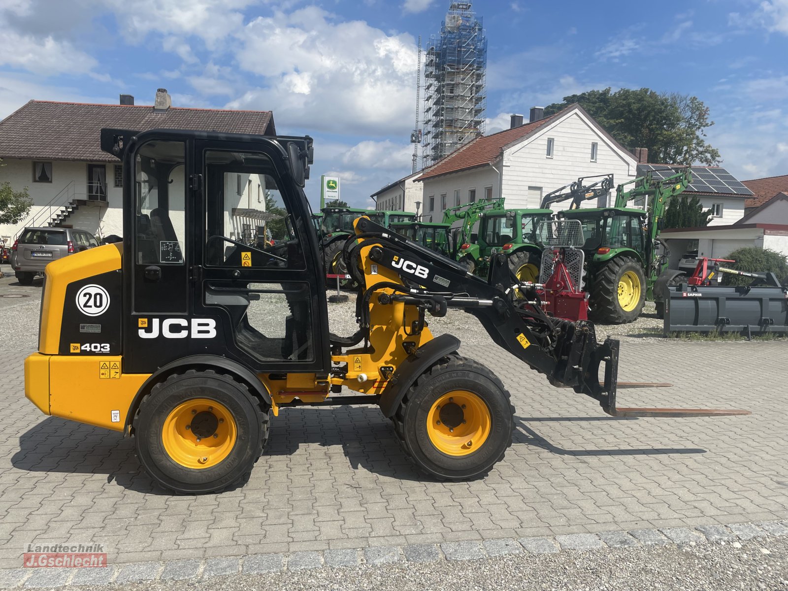 Radlader des Typs JCB smart power+ Gabel, Gebrauchtmaschine in Mühldorf (Bild 7)