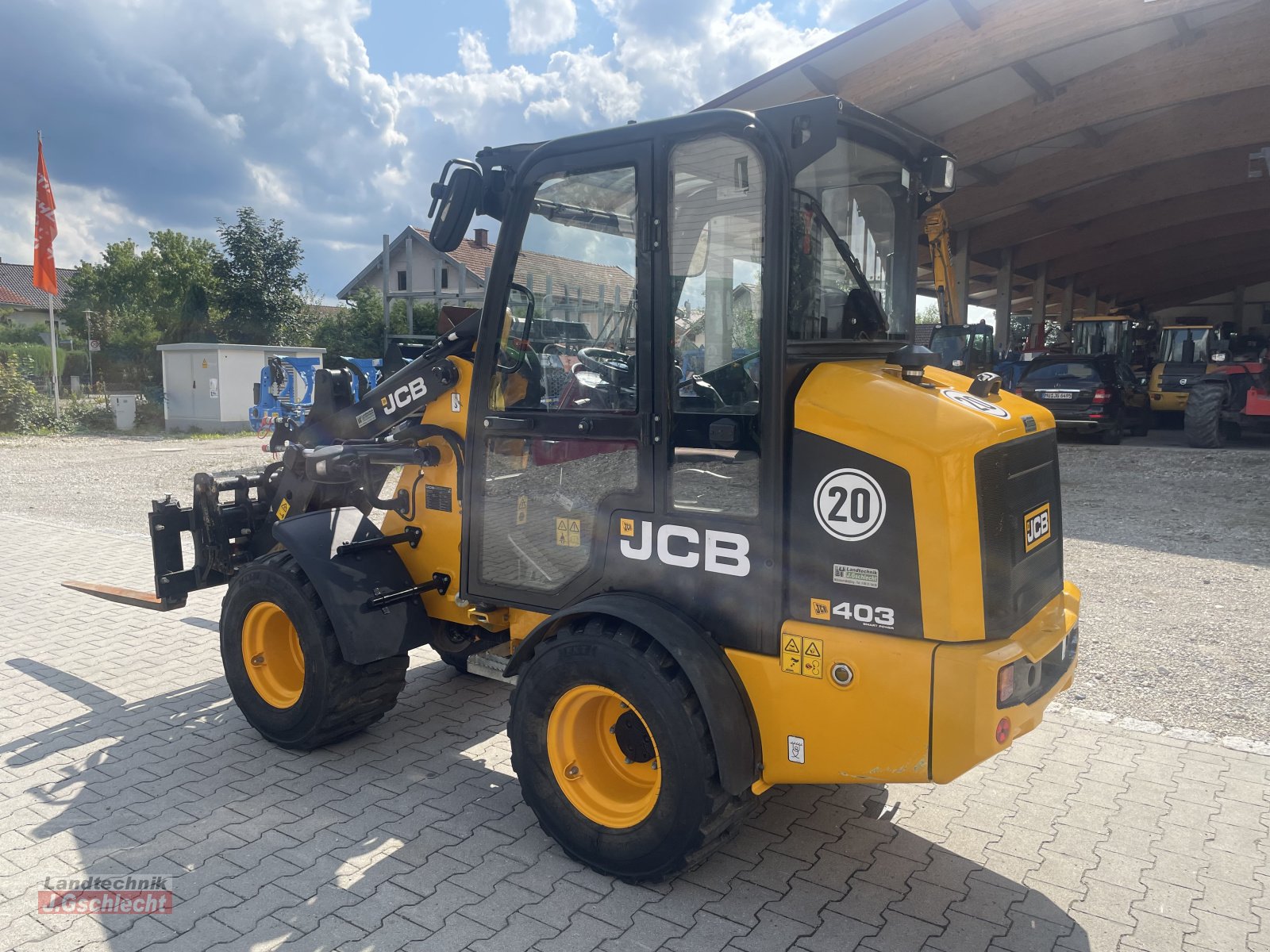 Radlader typu JCB smart power+ Gabel, Gebrauchtmaschine w Mühldorf (Zdjęcie 12)