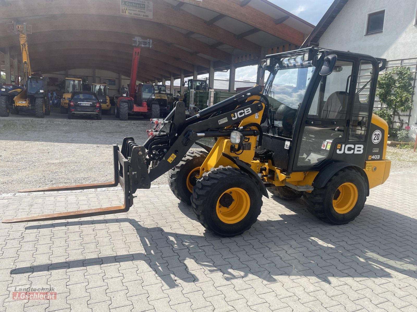 Radlader typu JCB smart power+ Gabel, Gebrauchtmaschine w Mühldorf (Zdjęcie 14)