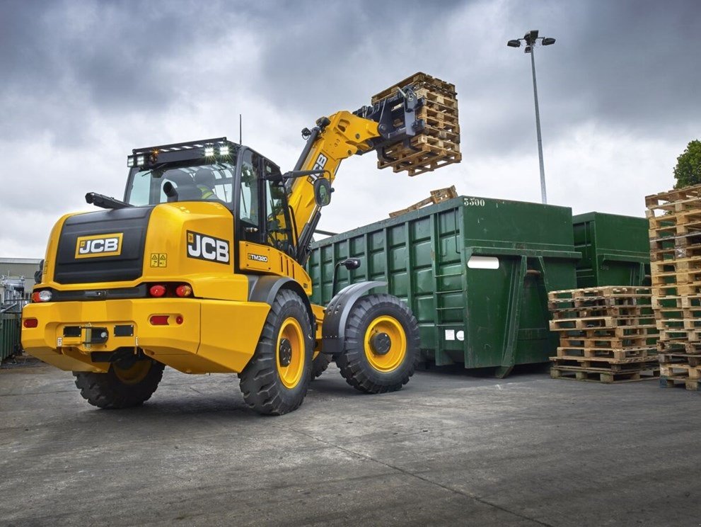 Radlader tip JCB TM 320, Gebrauchtmaschine in Horsens (Poză 5)