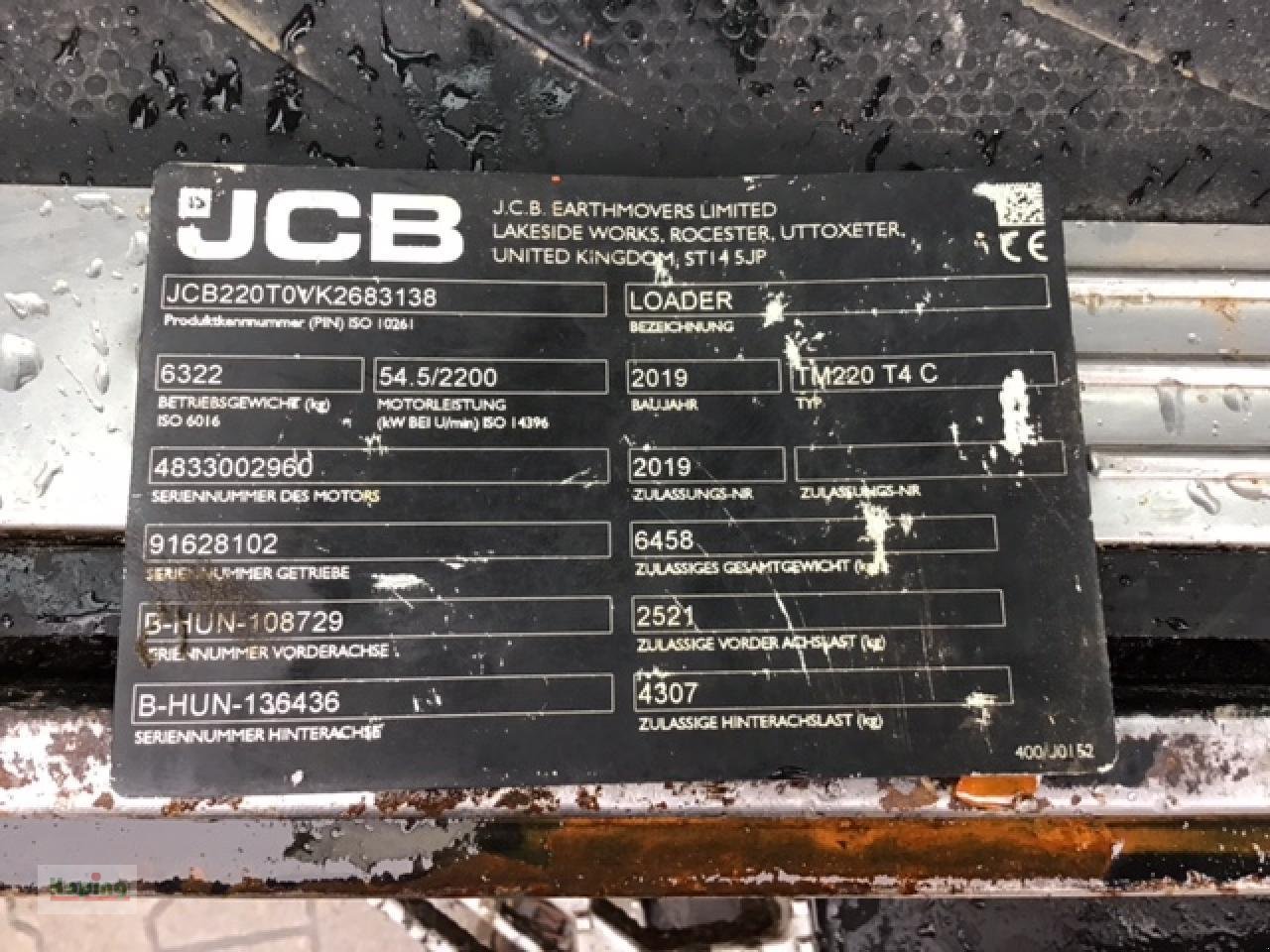 Radlader za tip JCB TM220, Gebrauchtmaschine u Bakum (Slika 10)