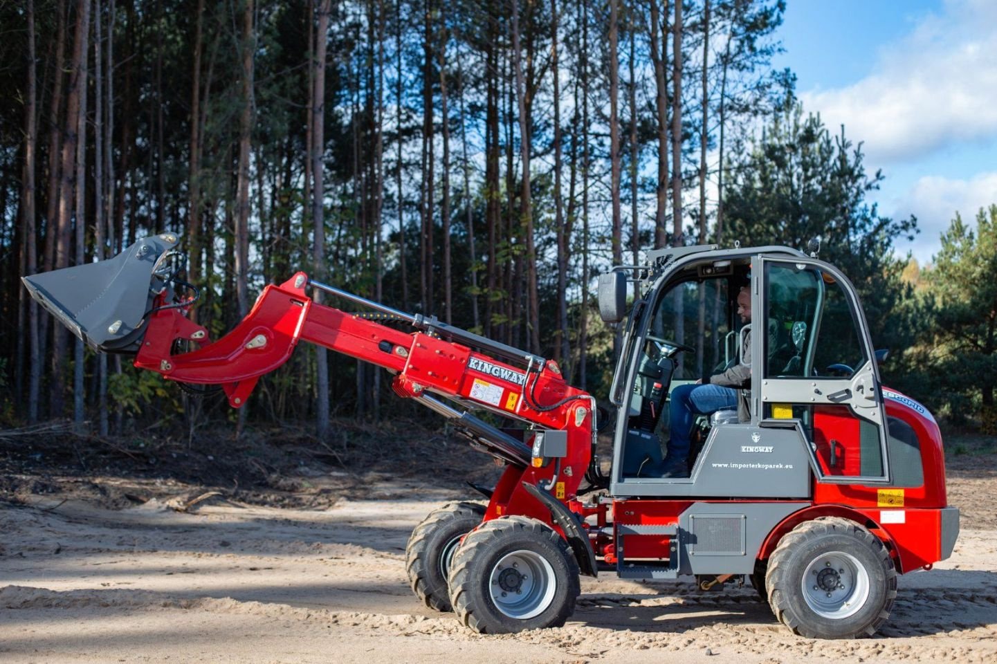 Radlader typu Kingway 811T, Neumaschine w Hollandscheveld (Zdjęcie 7)