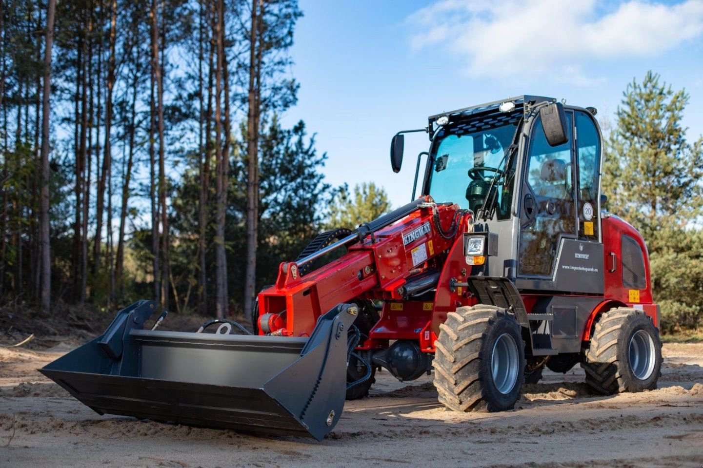 Radlader typu Kingway 811T, Neumaschine v Hollandscheveld (Obrázok 1)