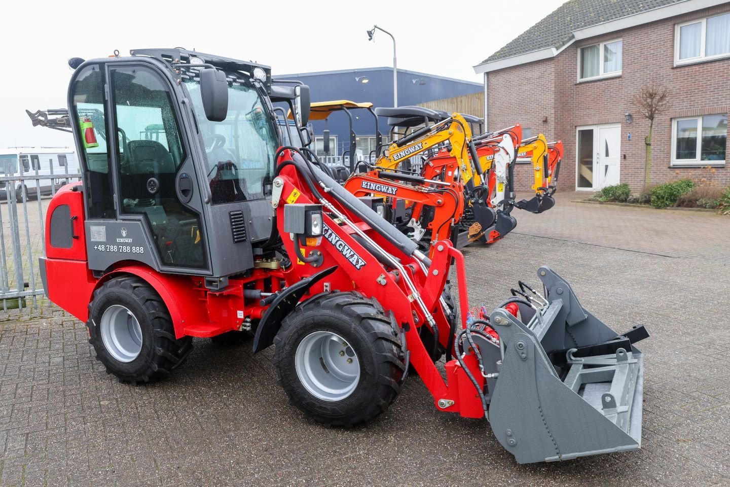 Radlader del tipo Kingway Farmer 809, Neumaschine en Hollandscheveld (Imagen 2)