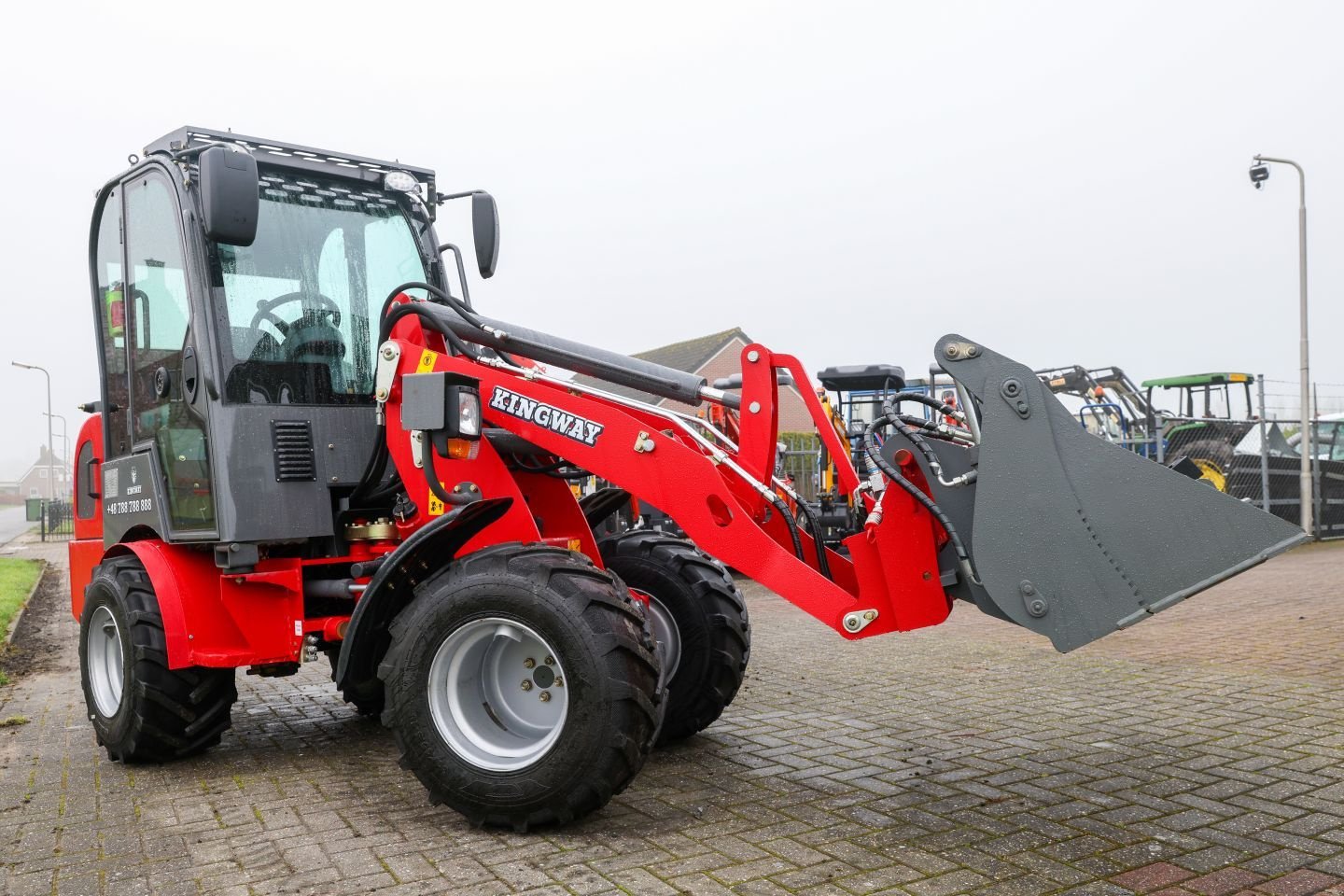 Radlader del tipo Kingway Farmer 809, Neumaschine en Hollandscheveld (Imagen 4)