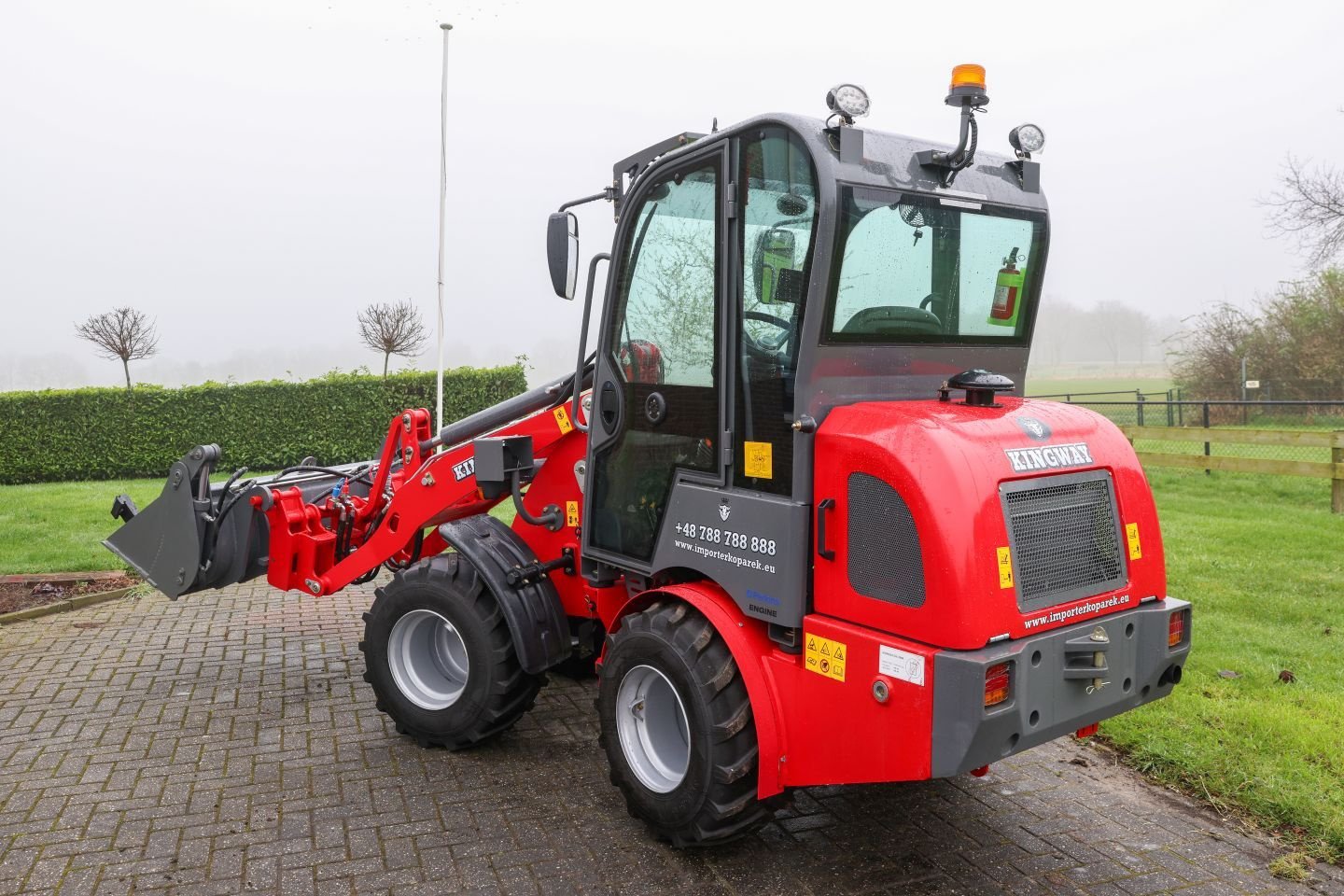 Radlader del tipo Kingway Farmer 809, Neumaschine en Hollandscheveld (Imagen 5)