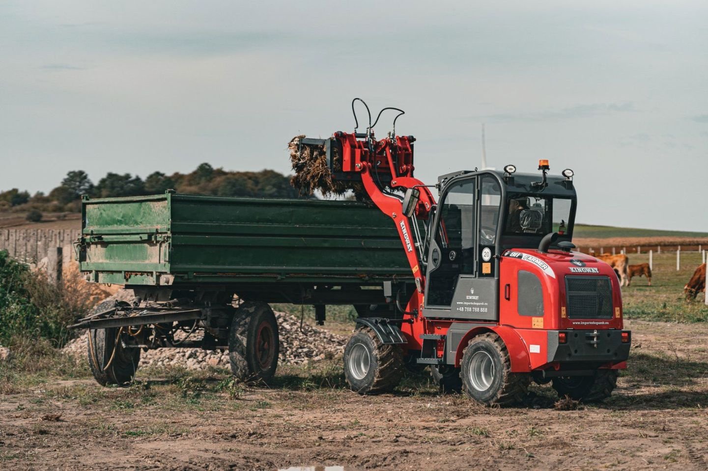 Radlader typu Kingway Farmer 811, Neumaschine w Hollandscheveld (Zdjęcie 6)