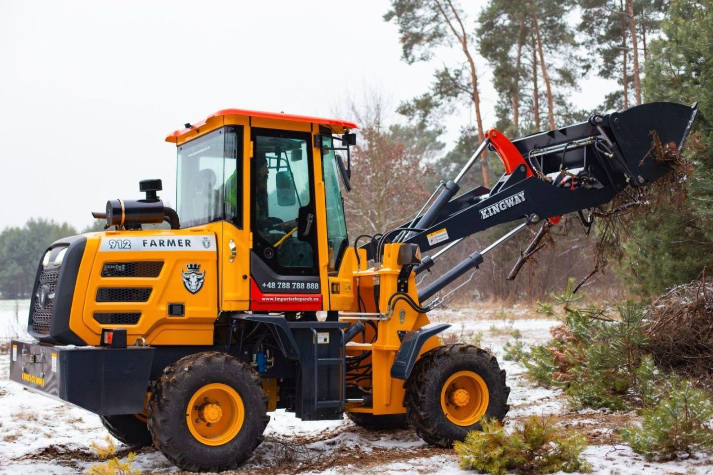 Radlader del tipo Kingway Farmer 912, Neumaschine en Hollandscheveld (Imagen 6)