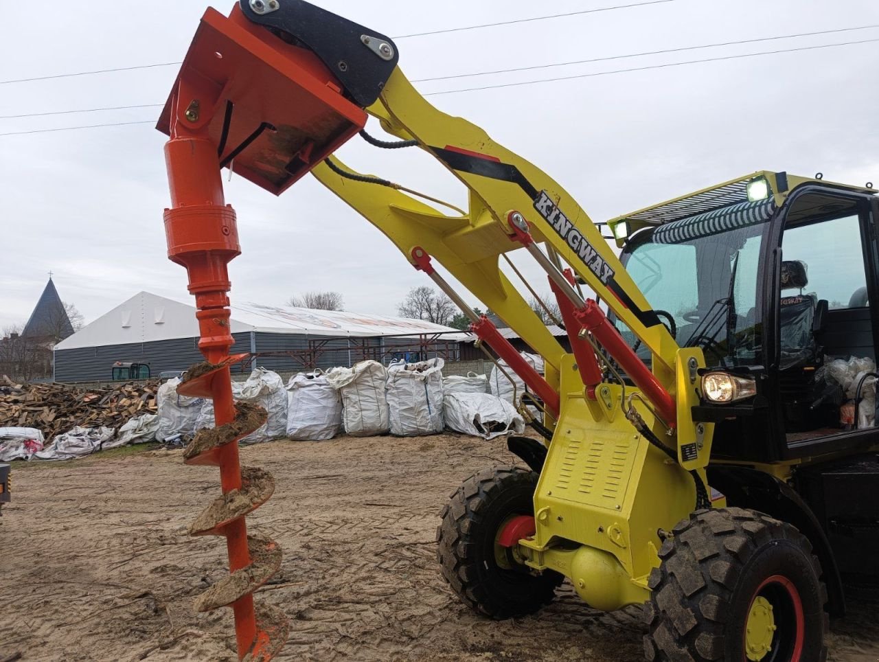 Radlader typu Kingway ZL918, Neumaschine w Hollandscheveld (Zdjęcie 5)