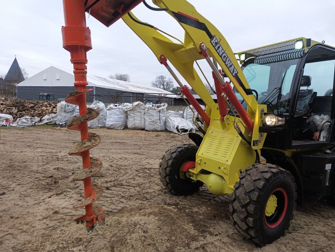 Radlader typu Kingway ZL918, Neumaschine v Hollandscheveld (Obrázek 7)