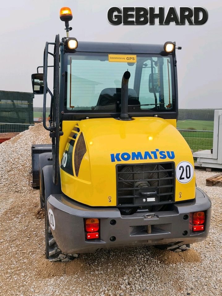 Radlader του τύπου Komatsu WA 70-5 mit Schaufel und Palettengabel / Hydraulikpumpe Neu Hoflader Knicklader, Gebrauchtmaschine σε Großschönbrunn (Φωτογραφία 12)