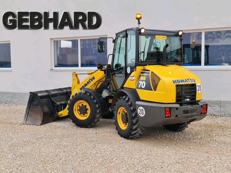 Radlader типа Komatsu WA 70-5 Radlader mit Schaufel und Palettengabel Hoflader, Gebrauchtmaschine в Großschönbrunn (Фотография 2)