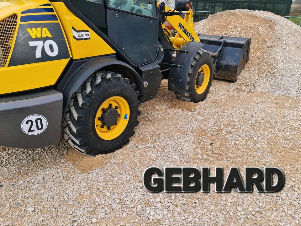 Radlader типа Komatsu WA 70-5 Radlader mit Schaufel und Palettengabel Hoflader, Gebrauchtmaschine в Großschönbrunn (Фотография 12)