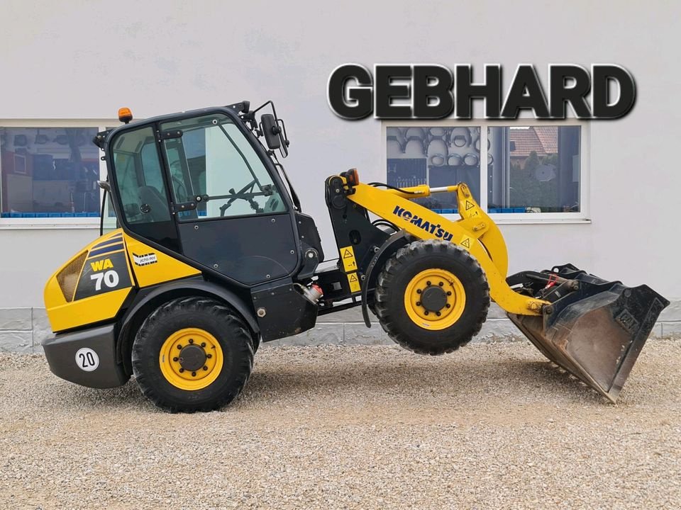 Radlader типа Komatsu WA 70-5 Radlader mit Schaufel und Palettengabel Hoflader, Gebrauchtmaschine в Großschönbrunn (Фотография 15)