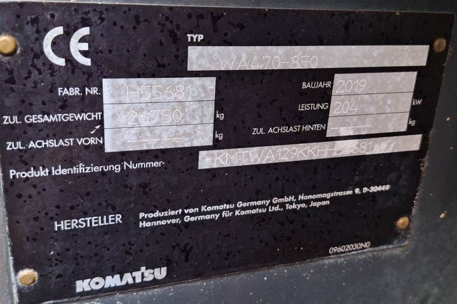 Radlader del tipo Komatsu WA470-8 Diesel, 4x4 Drive, Tamtron Weighting Syste, Gebrauchtmaschine en Groenlo (Imagen 7)