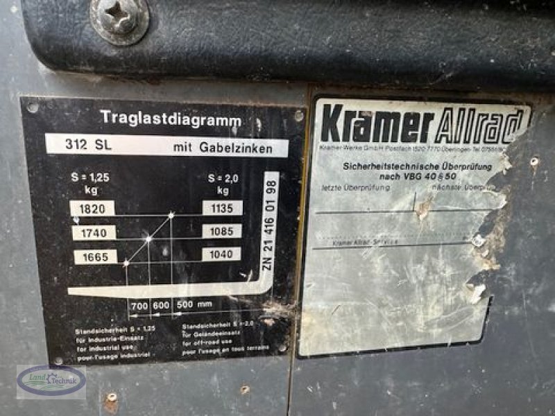 Radlader of the type Kramer 312 SL, Gebrauchtmaschine in Münzkirchen (Picture 12)