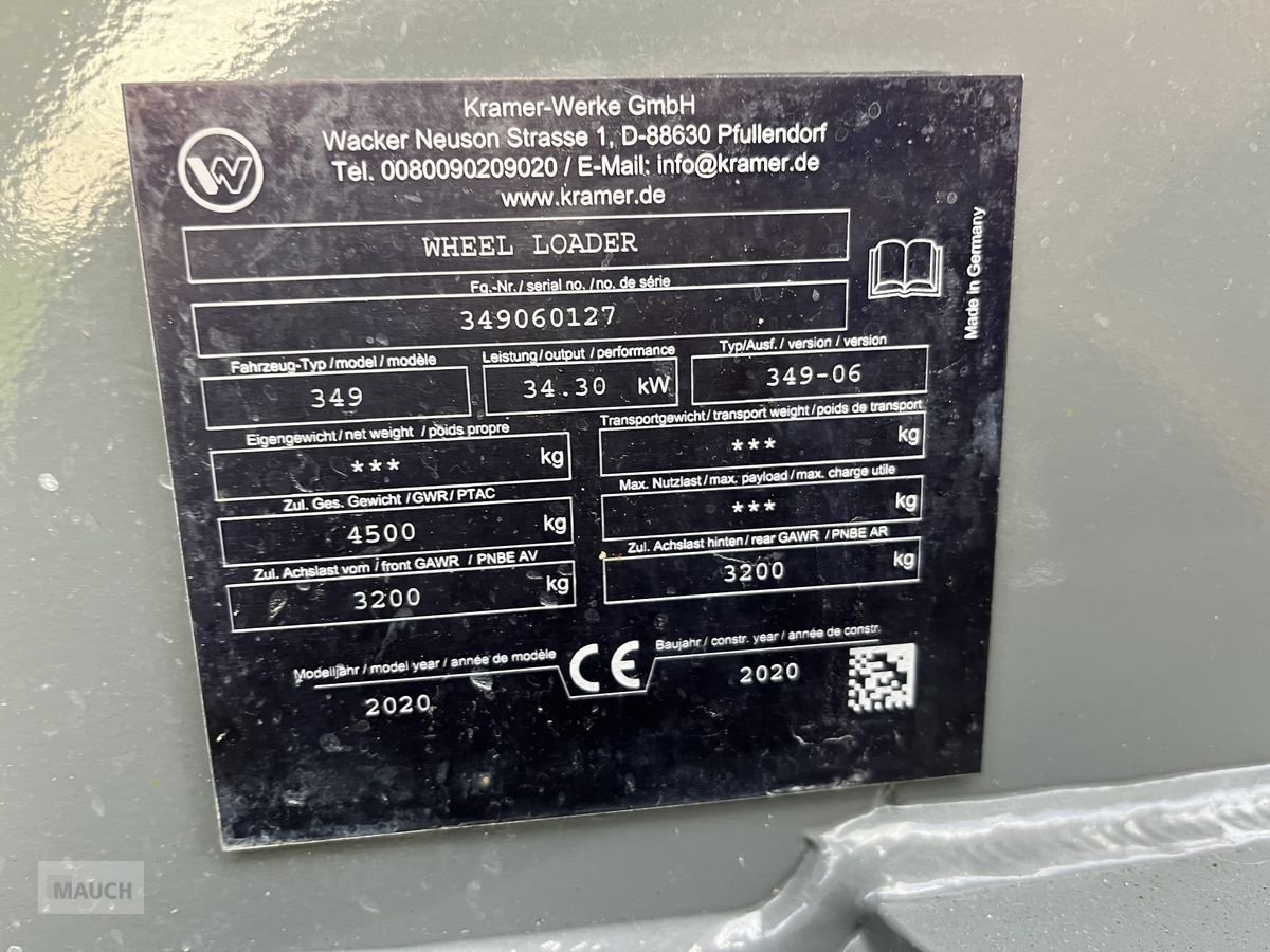 Radlader του τύπου Kramer 5050 mit Kabine neuwertig, Gebrauchtmaschine σε Burgkirchen (Φωτογραφία 25)