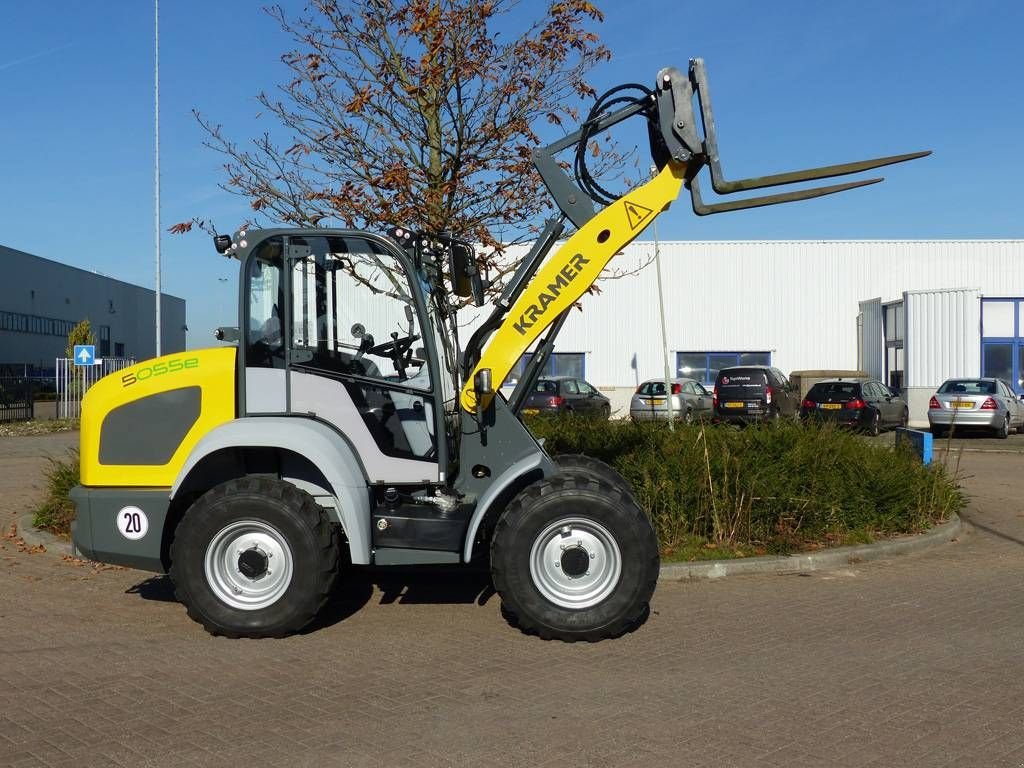 Radlader van het type Kramer 5055e FULL ELECTRIC NEW BUCKET + FORKS, Gebrauchtmaschine in Sittard (Foto 3)