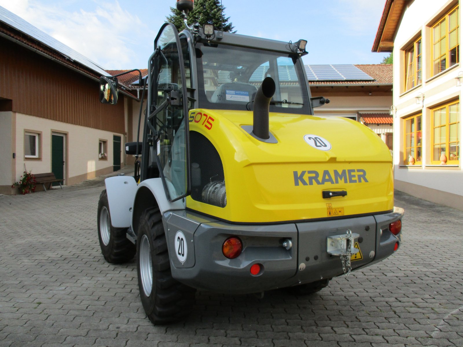 Radlader van het type Kramer 5075, Gebrauchtmaschine in Windorf (Foto 3)