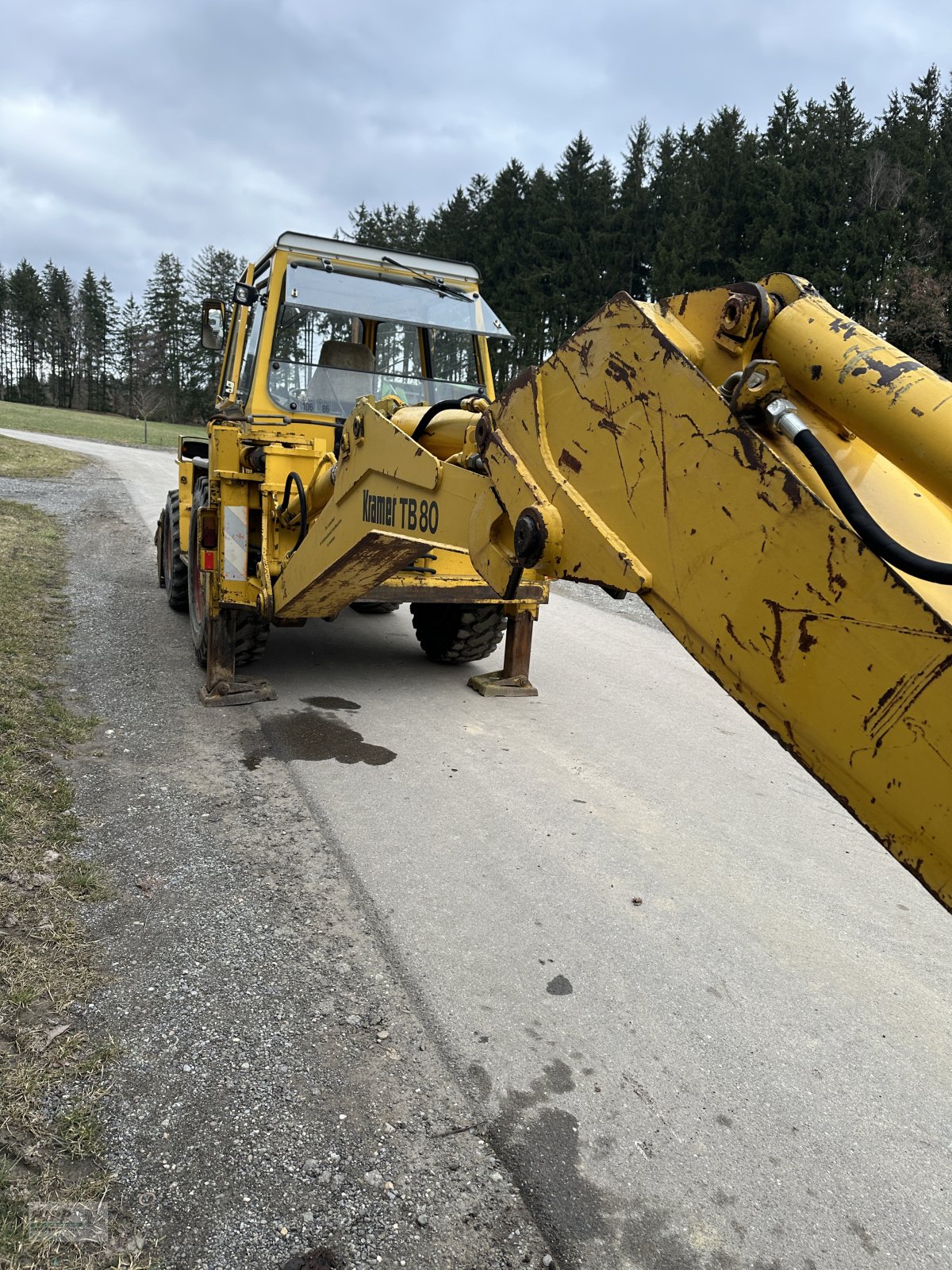 Radlader Türe ait Kramer 513 Bagger / Schaufellader, Gebrauchtmaschine içinde Sauldorf (resim 11)