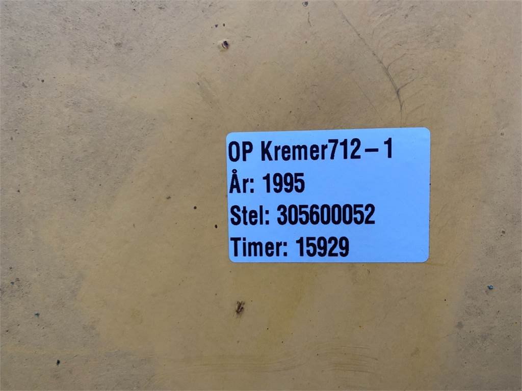 Radlader del tipo Kramer 712, Gebrauchtmaschine en Hemmet (Imagen 3)