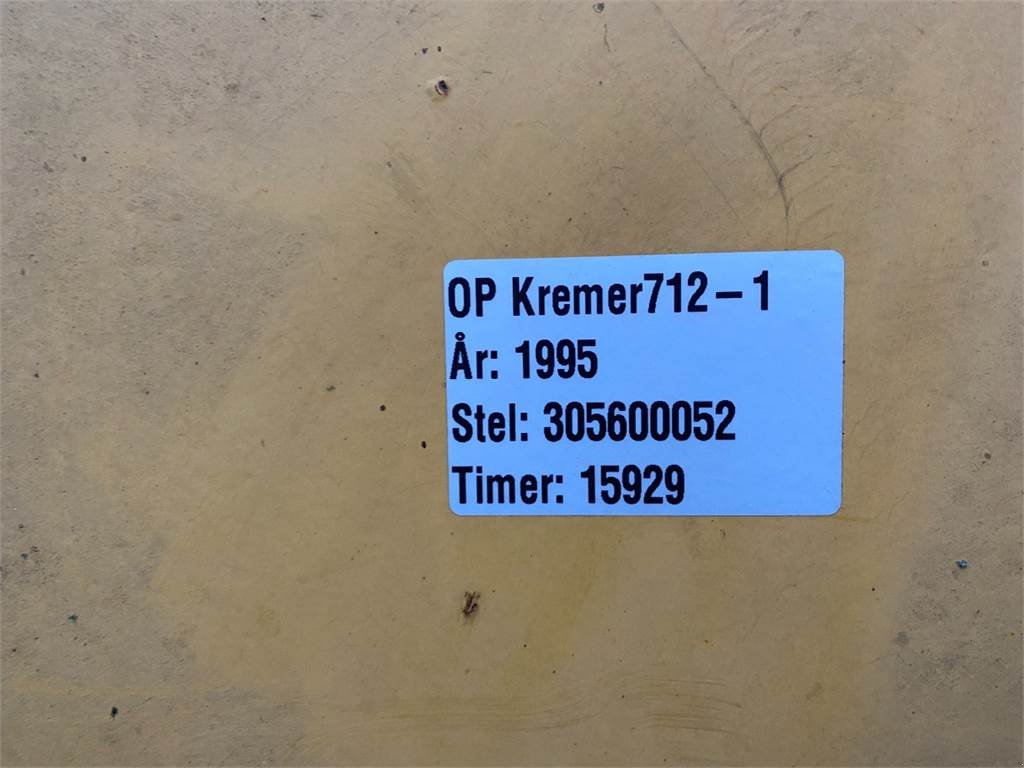 Radlader типа Kramer 712, Gebrauchtmaschine в Hemmet (Фотография 4)