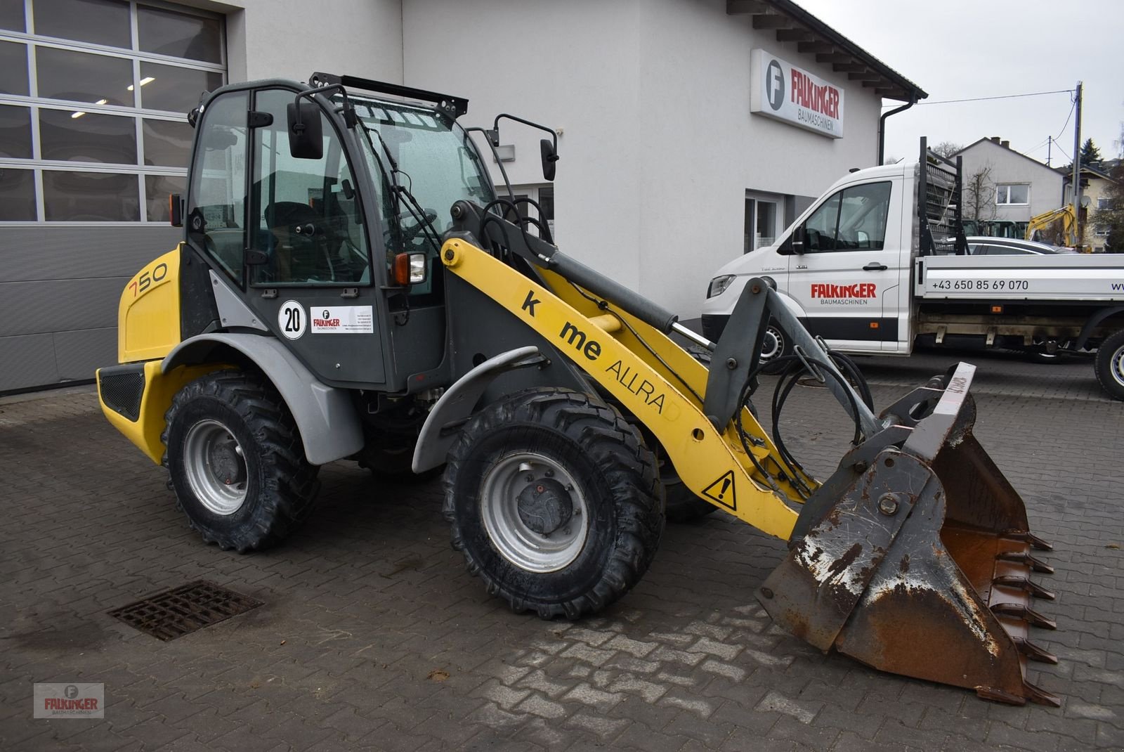 Radlader типа Kramer 750 mit Straßenzulassung, Gebrauchtmaschine в Putzleinsdorf (Фотография 2)