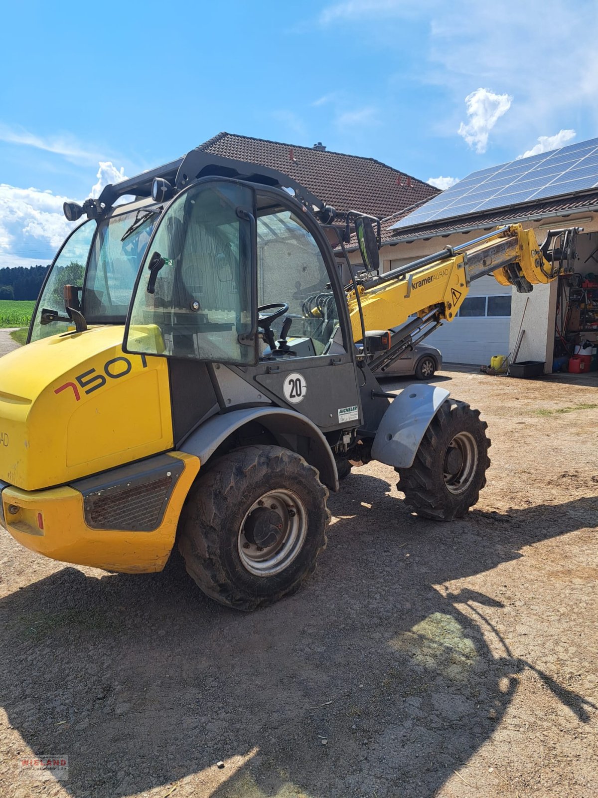 Radlader typu Kramer 750 T, Gebrauchtmaschine v Lossburg-Wittendorf (Obrázek 4)