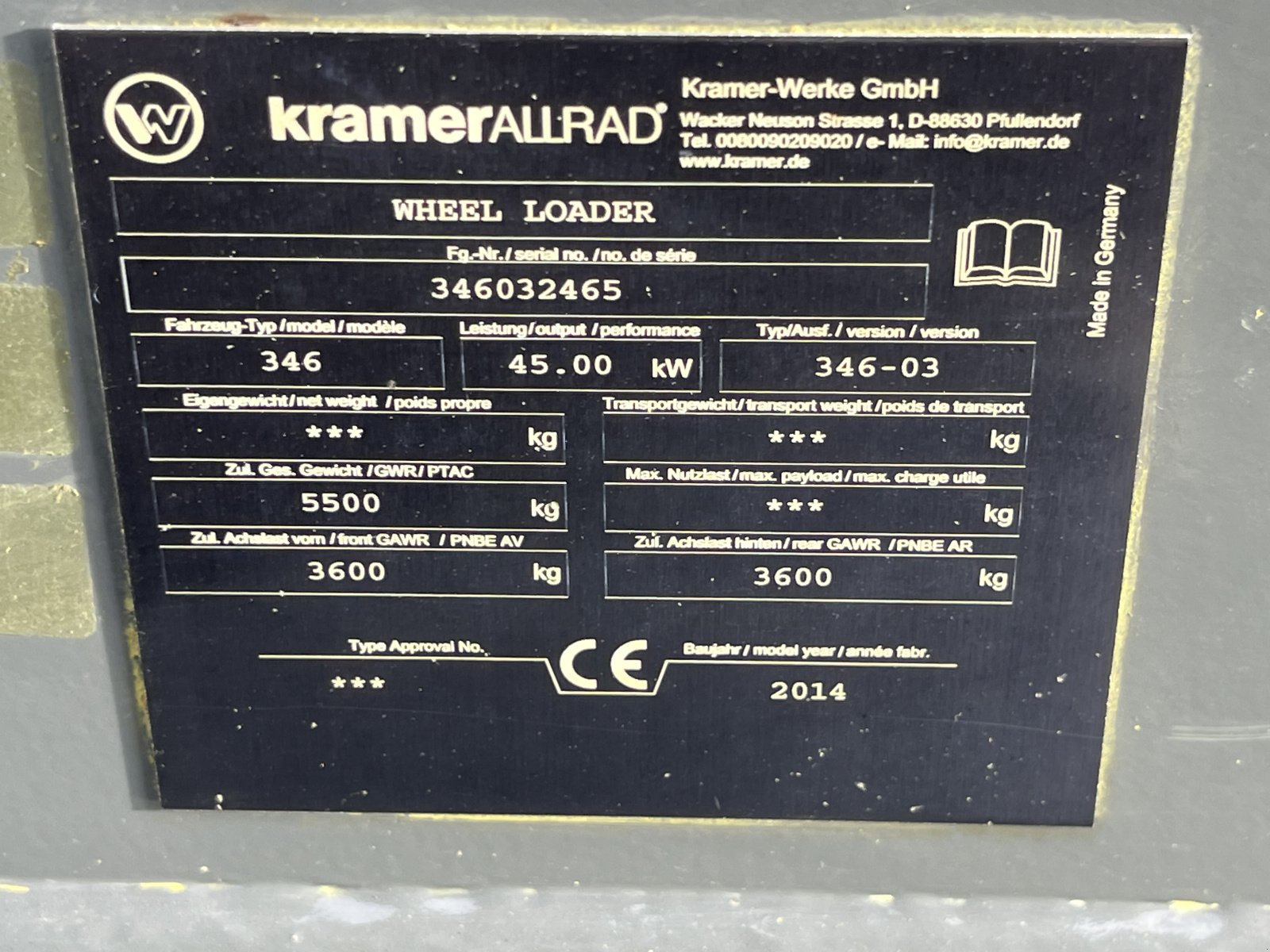 Radlader Türe ait Kramer 750, Gebrauchtmaschine içinde Neureichenau (resim 16)