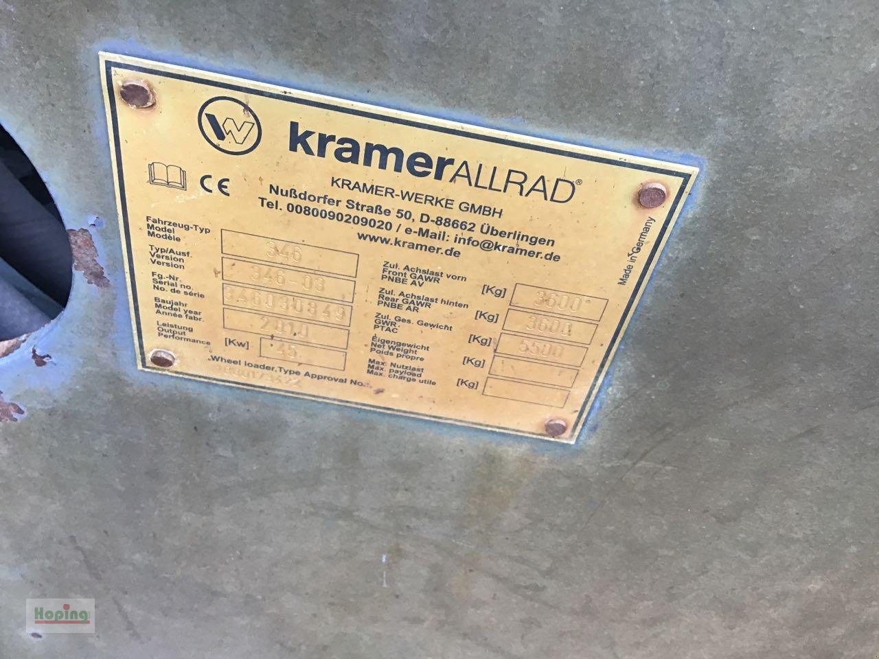 Radlader typu Kramer 750, Gebrauchtmaschine v Bakum (Obrázek 6)