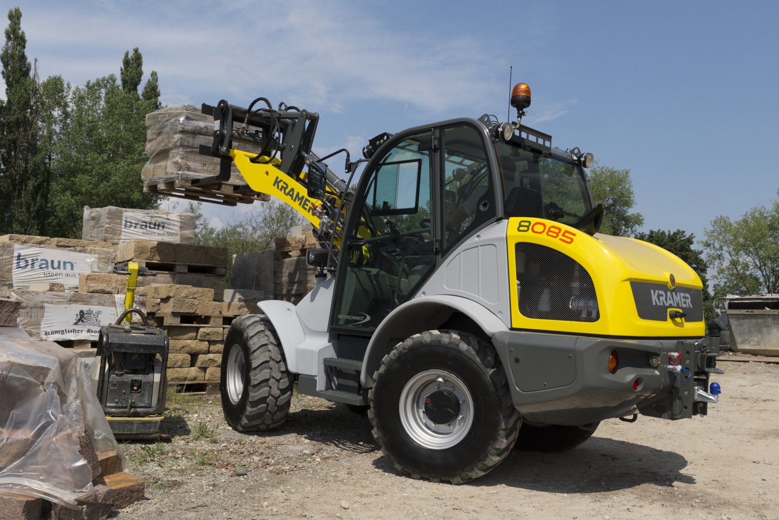 Radlader del tipo Kramer 8085, Neumaschine In Ansbach (Immagine 4)