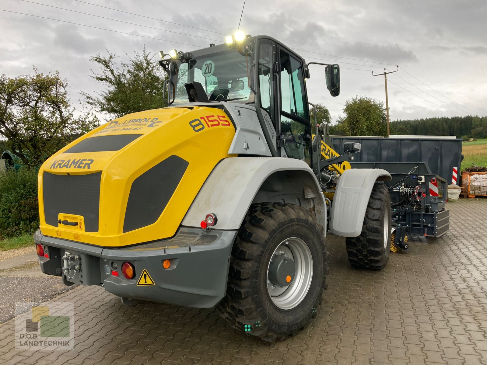 Radlader van het type Kramer 8155, Gebrauchtmaschine in Lauterhofen (Foto 3)