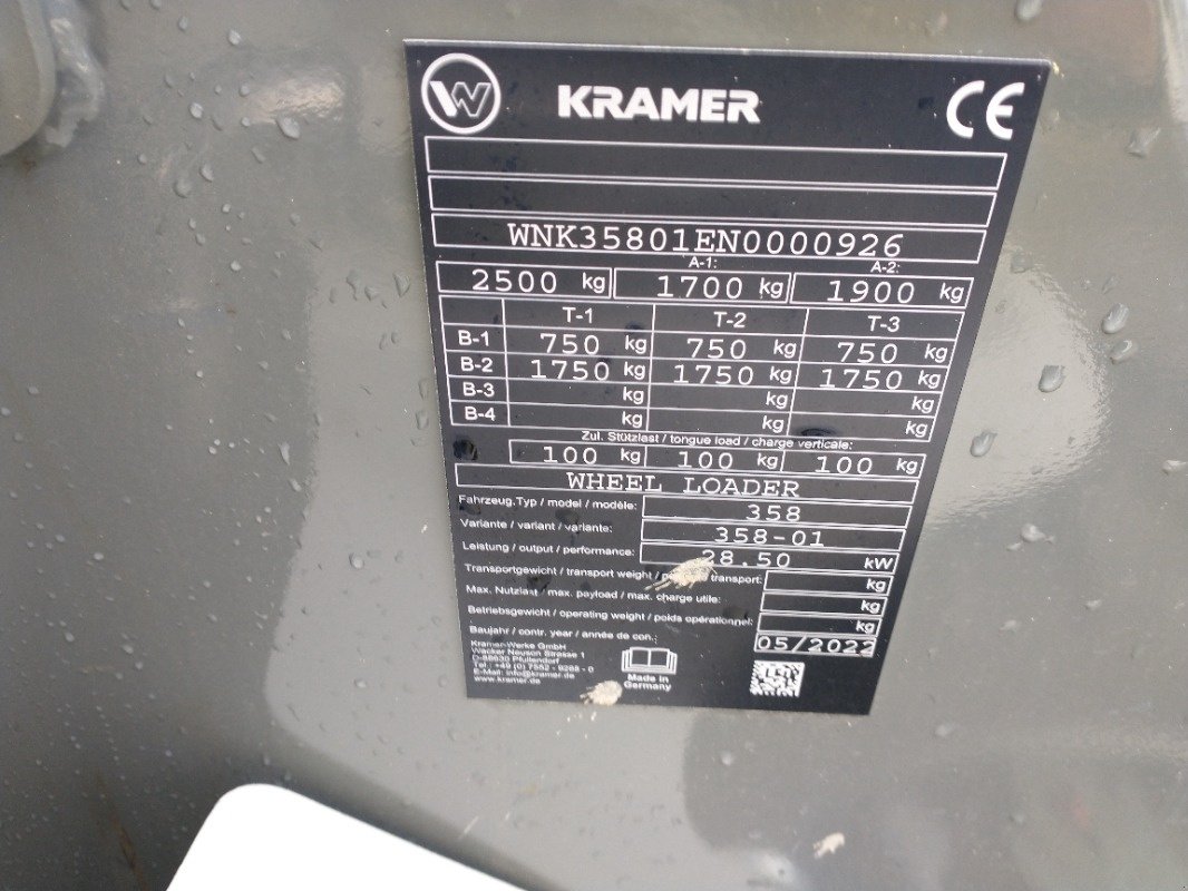 Radlader del tipo Kramer KL14.5, Vorführmaschine en Plau am See / OT Klebe (Imagen 5)