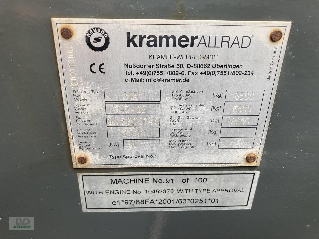 Radlader typu Kramer KL880, Gebrauchtmaschine v Spelle (Obrázek 13)