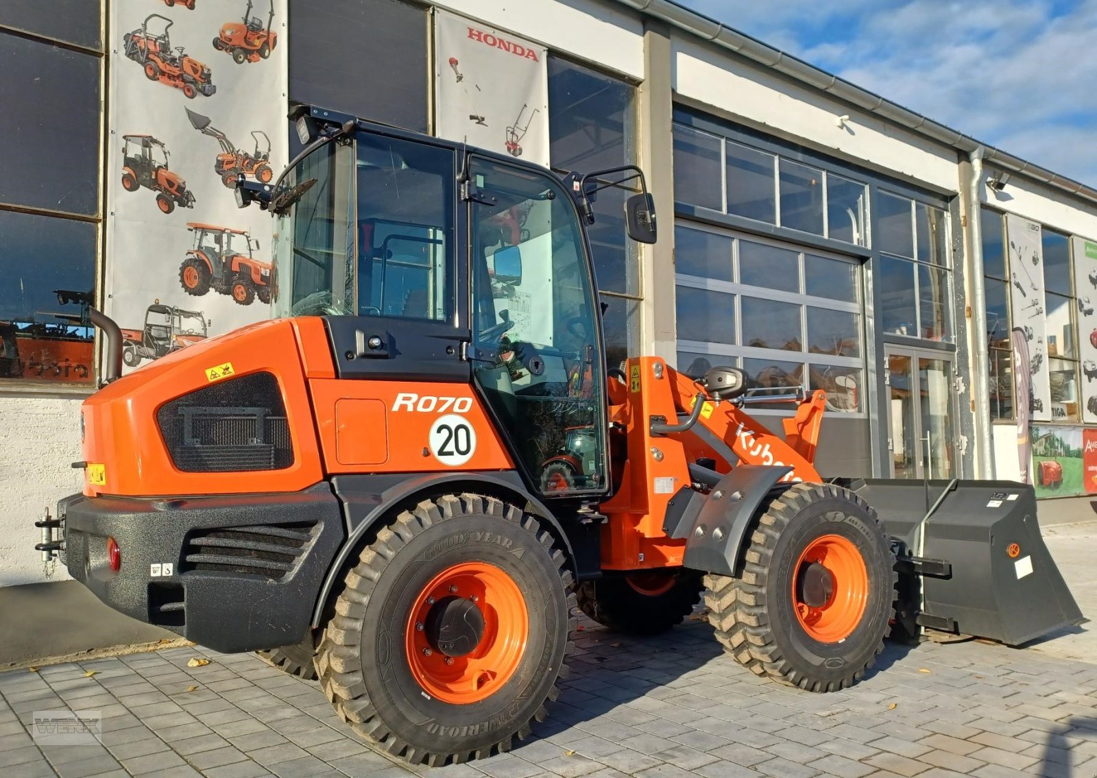 Radlader del tipo Kubota R070, Neumaschine en Reisbach (Imagen 1)